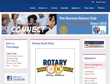Tablet Screenshot of normanrotary.org